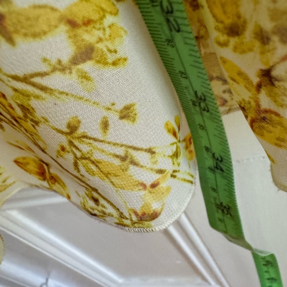 Yellow Floral Tiered Ruffled H&M Dress - Picture 7 of 8